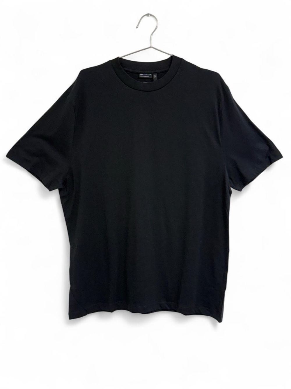 ASOS DESIGN organic relaxed t-shirt in black Size L (Long)